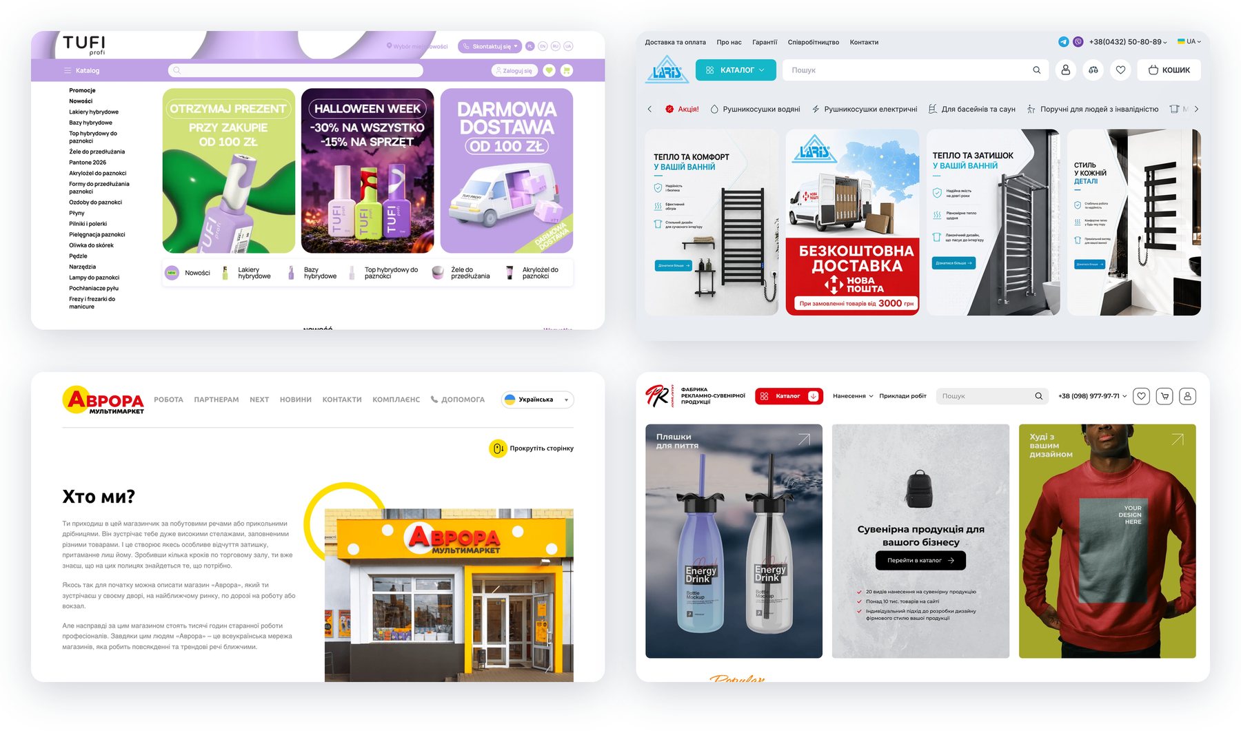 Websites of Restudio clients