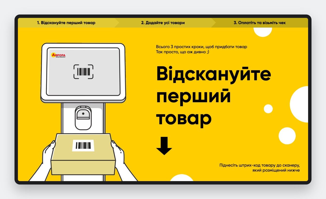 Avrora - Self-checkout kiosks
