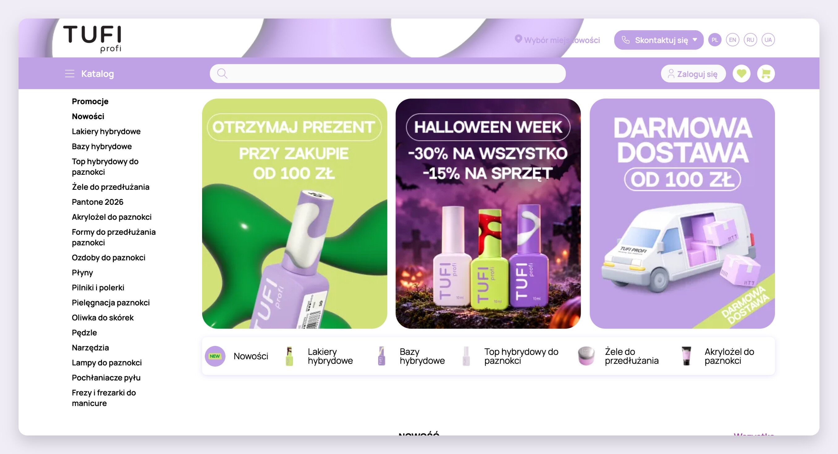 TUFI - Online stores for European markets